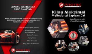PROTEC AUTODETAILING layanan Coating dan Auto Detailing terbaik. Hadir untuk memberikan solusi terbaik bagi Anda yang ingin menjaga tampilan mobil kesayangan tetap optimal dan terawat. Premium Service Layanan untuk kendaraan terbaik – Melayani Coating Nano Ceramic Mobil Baru & Mobil Lama. Layanan kami meliputi NANO COATING, CAR POLISHING, CAR SALON. Menyediakan Glass Coating GRATIS untuk Anda. Reservasi : https://protec.web.id/order-cepat/ 